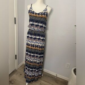 Tribal print Maxi Dress